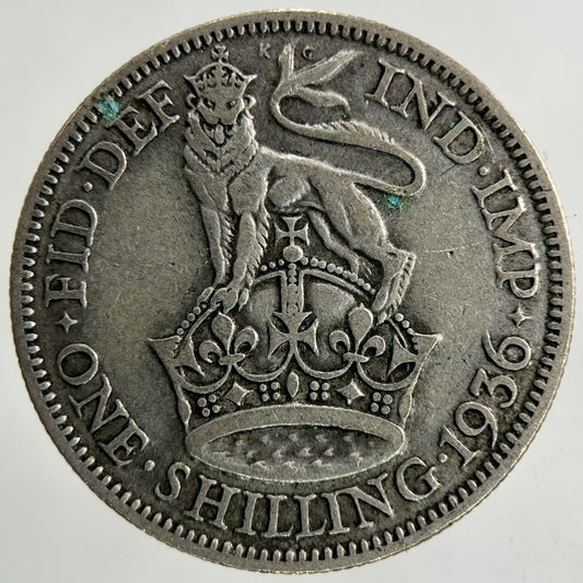 1936 George V Shilling Silver Coin | Collectable Grade