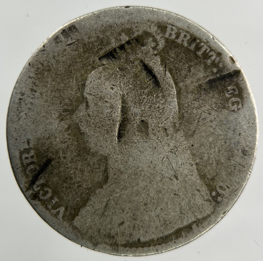 Victoria Sixpence Silver Coin | Fair Grade