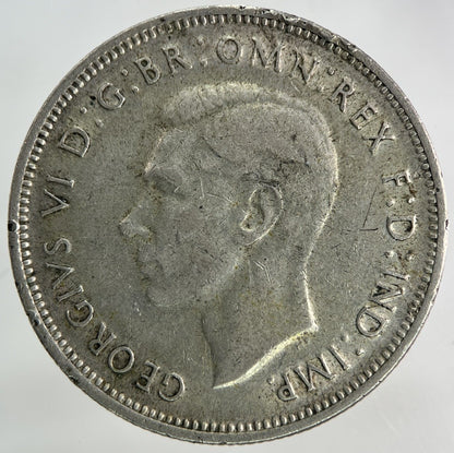 1947 Australia Florin Silver Coin | Fine Collectable Grade