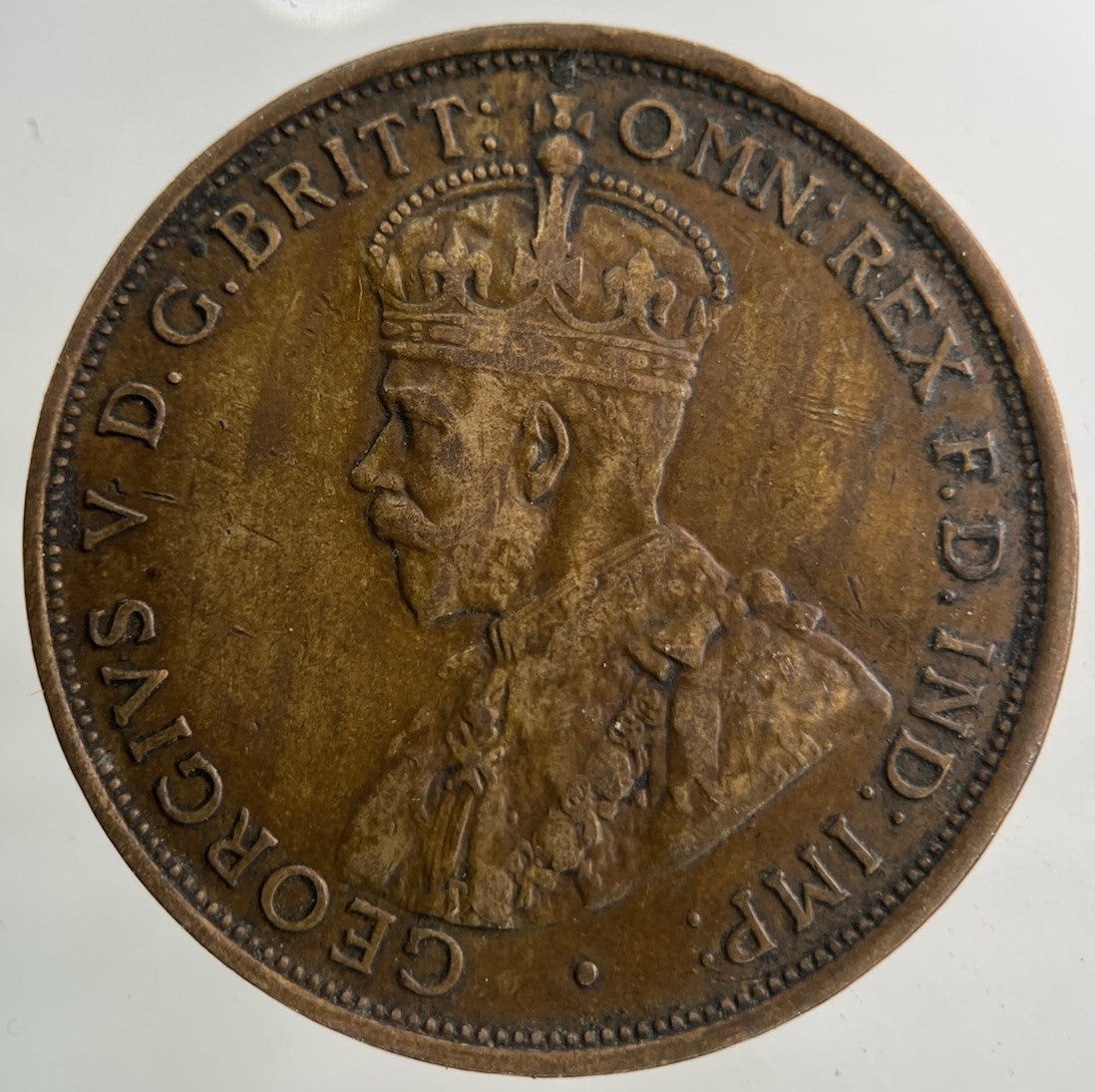 1915 Australia One Penny Coin | Fine Collectable Grade