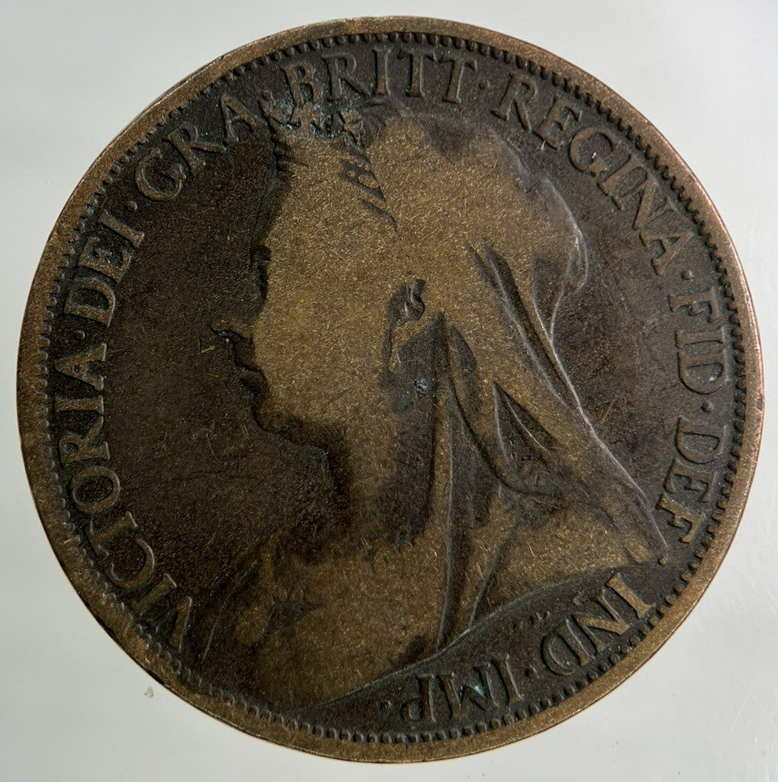 1896 Victoria One Penny Coin | Collectable Grade