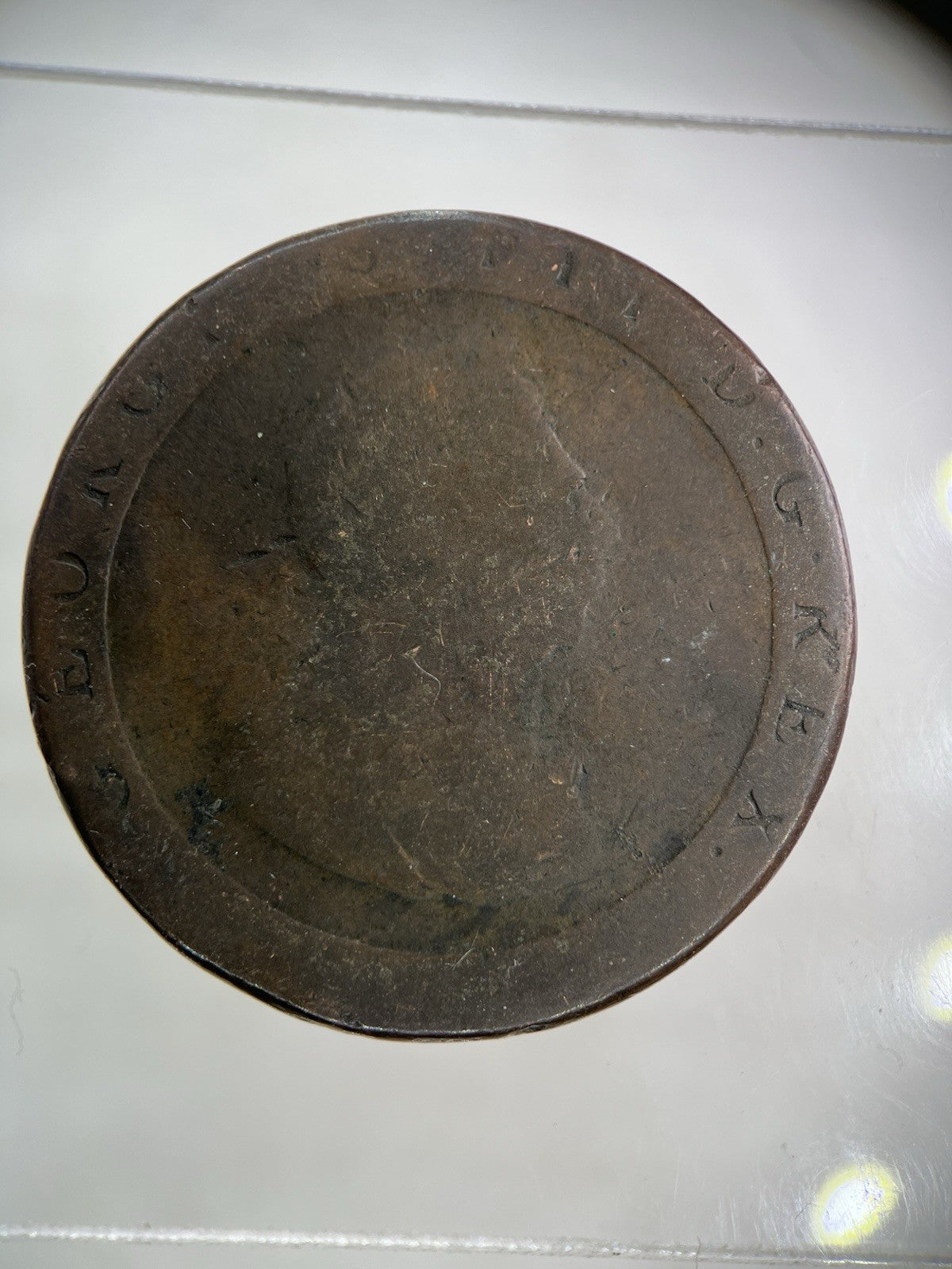 1797 George III 3rd Cartwheel One Penny Coin | Fair Grade