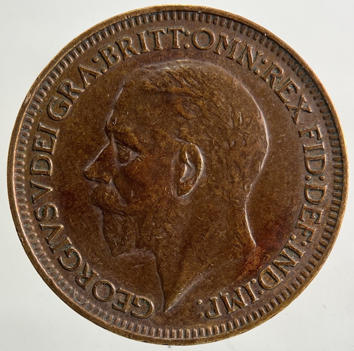 1929 George V Farthing Coin | Fine Collectable Grade