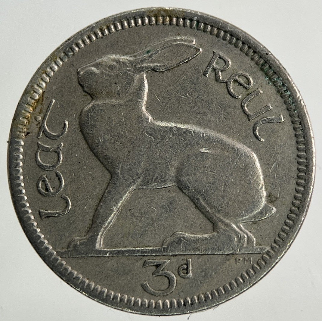1943 Irish Threepence Coin | Fine Collectable Grade