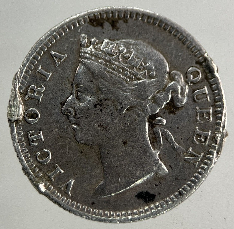 1895 Hong Kong 5 Cents Silver Coin | Collectable Grade