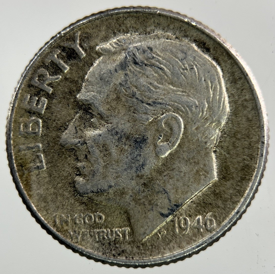 1946 US USA Roosevelt Dime Silver Coin | Fine Collectable Grade