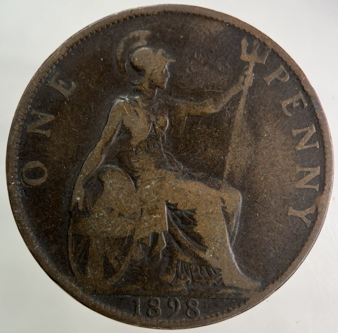 1898 Victoria One Penny Coin | Collectable Grade