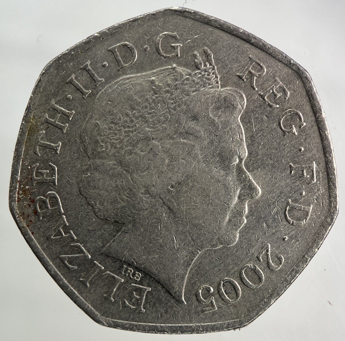 2005 Samuel Johnsons Dictionary 50p Fifty - Pence Coin | Collectable Grade