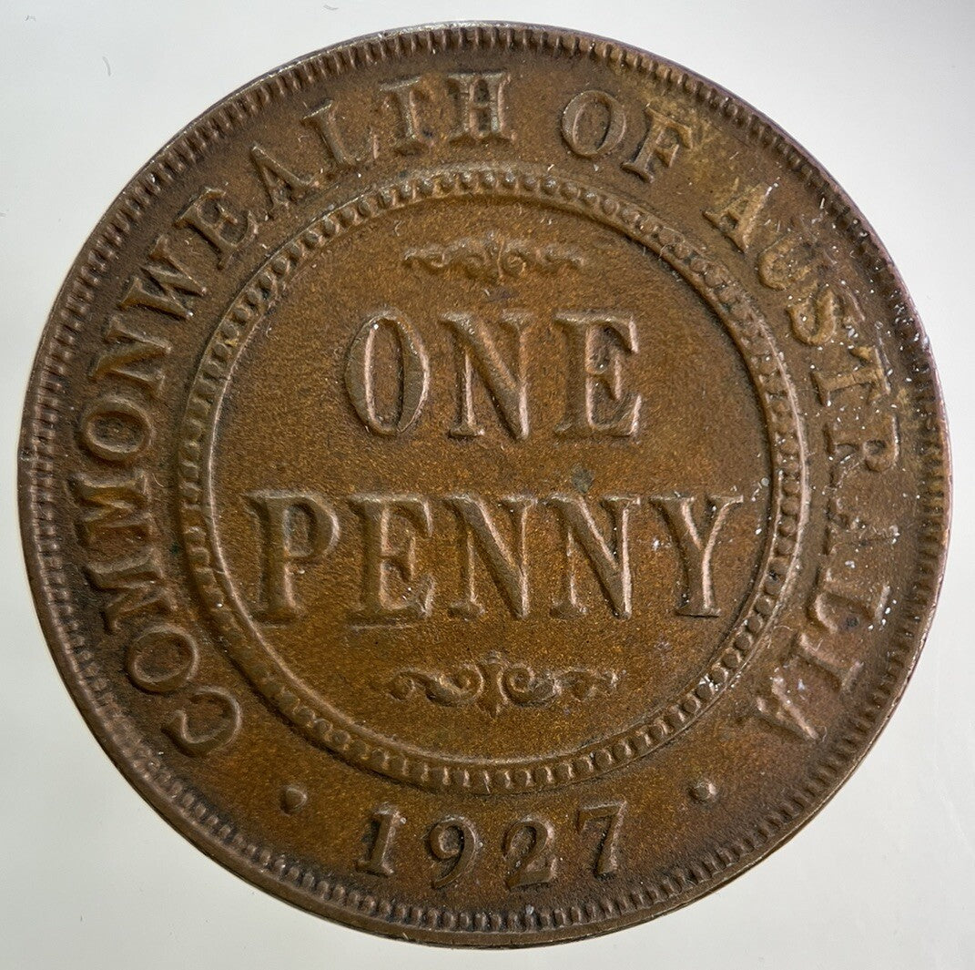 1927 Australia One Penny Coin | Very High Grade