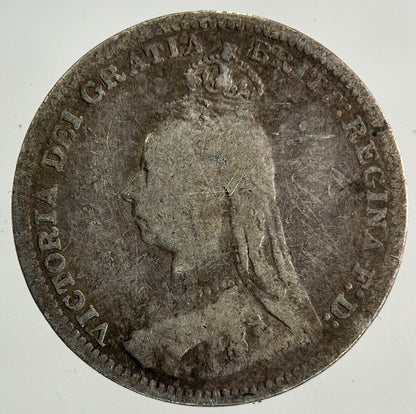 1890 Victoria Threepence Silver Coin | Collectable Grade