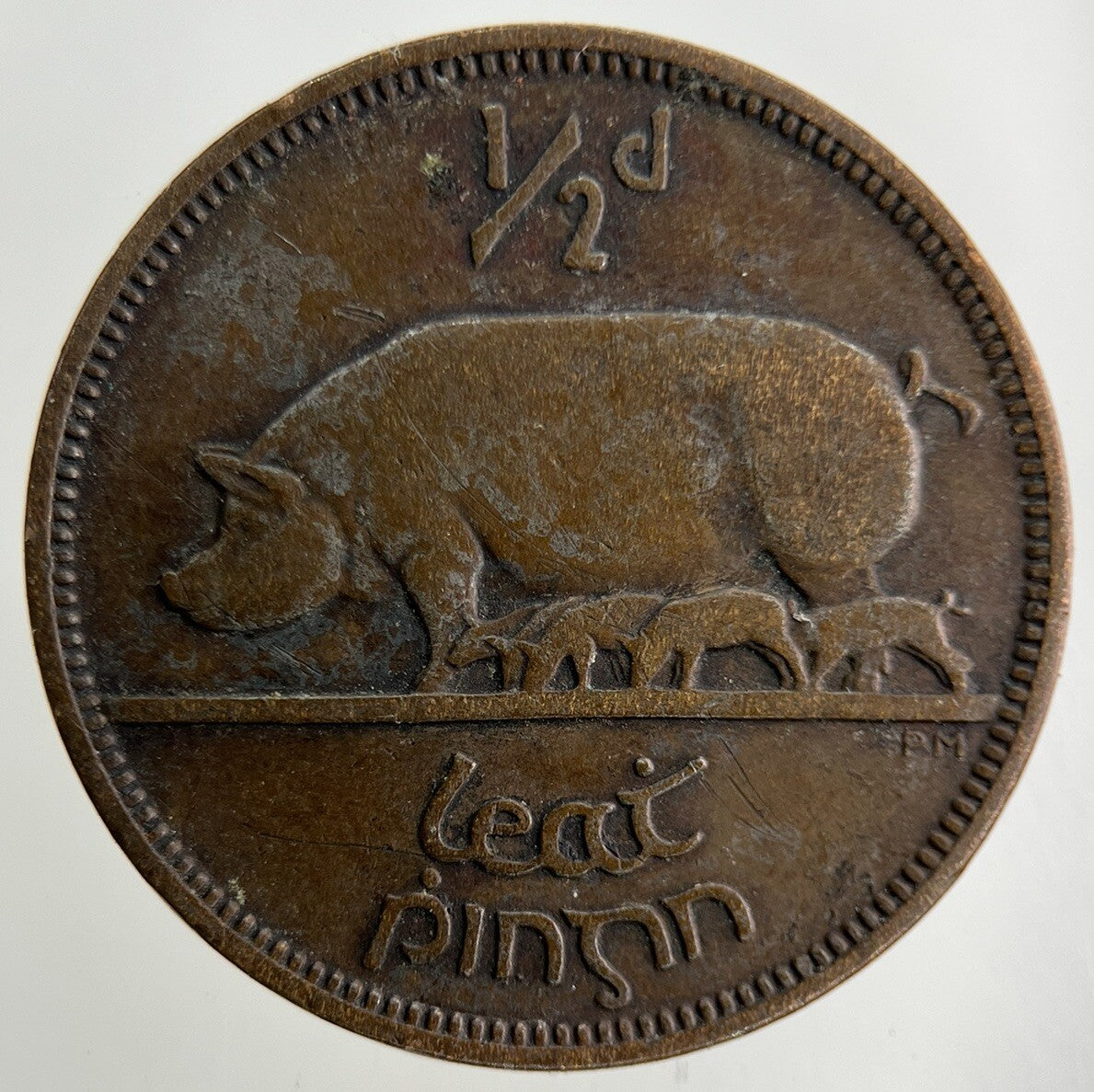 1940 Irish Half - Penny Coin | Fine Collectable Grade