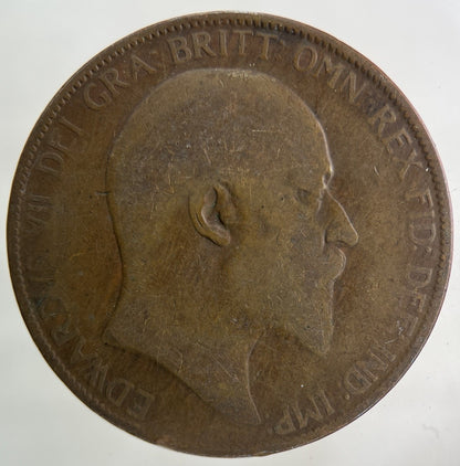 1905 Edward VII One Penny Coin | Collectable Grade