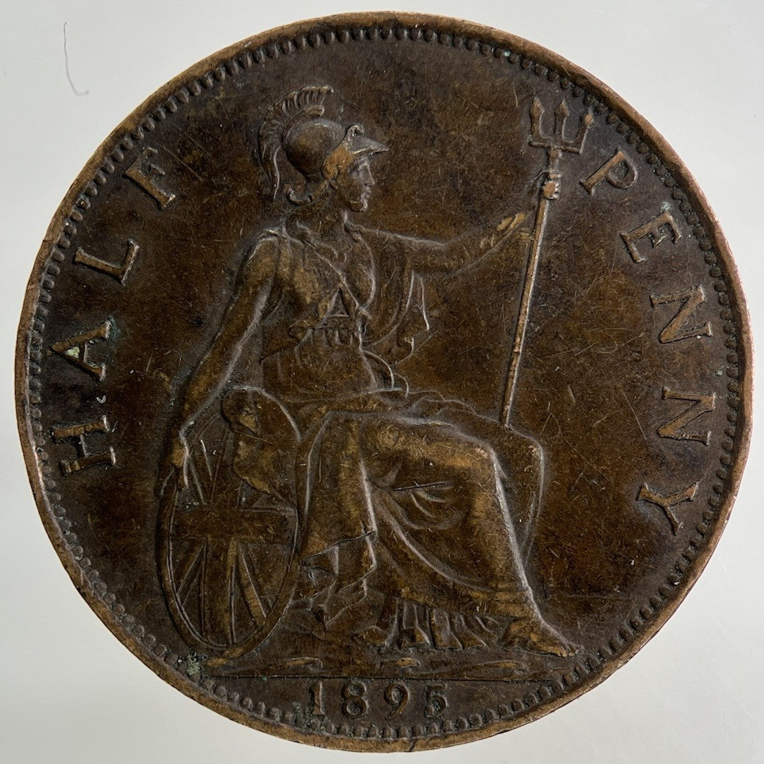 1895 Victoria Half - Penny Coin | Fine Collectable Grade