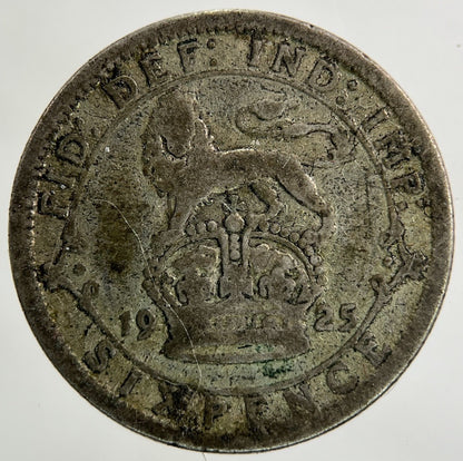 1925 George V Sixpence Silver Coin | Collectable Grade