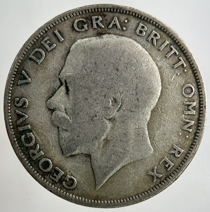 1921 George V Half - Crown Silver Coin | Fine Collectable Grade