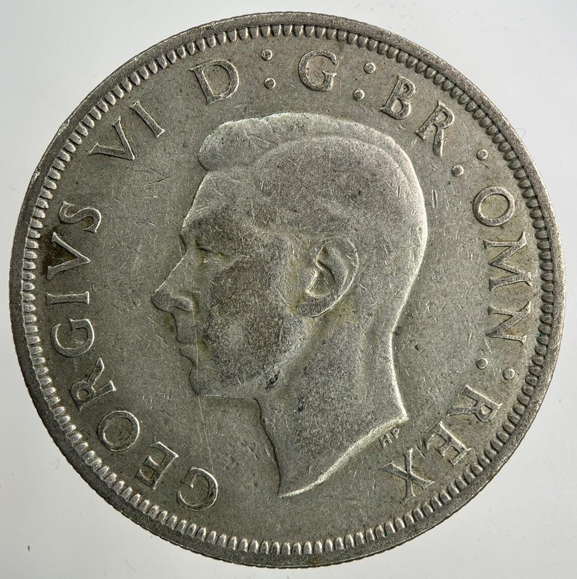 1943 George VI Half - Crown Silver Coin | Fine Collectable Grade