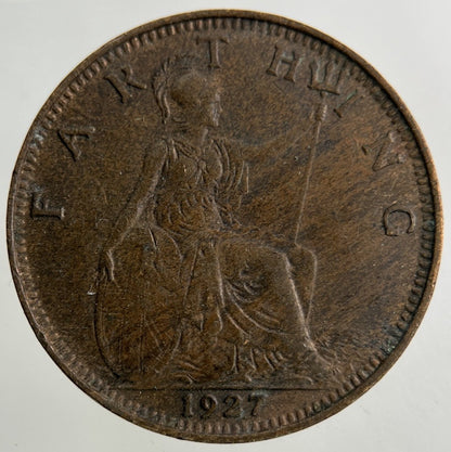 1927 George V Farthing Coin | Collectable Grade
