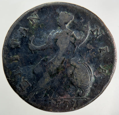 1737 George II 2nd Half - Penny Coin | Collectable Grade
