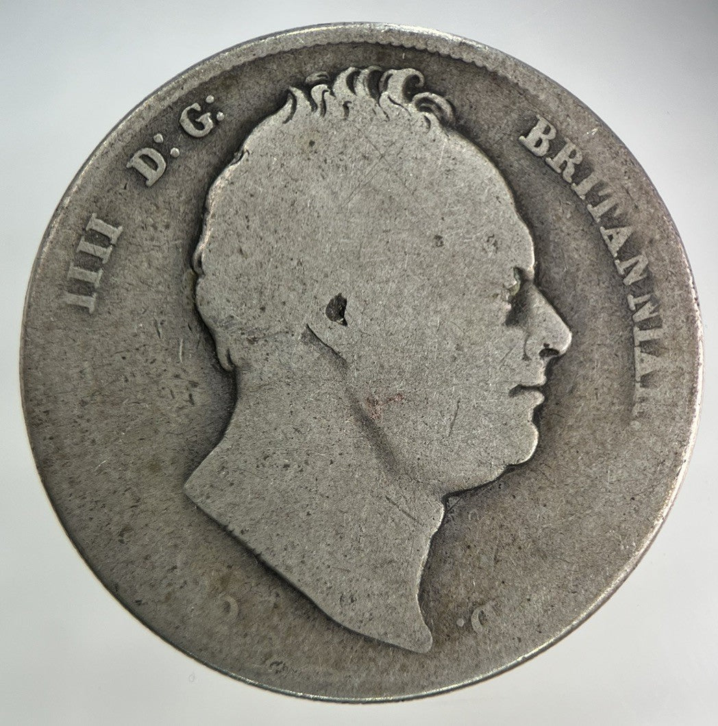 1834 William IV Half - Crown Silver Coin | Collectable Grade