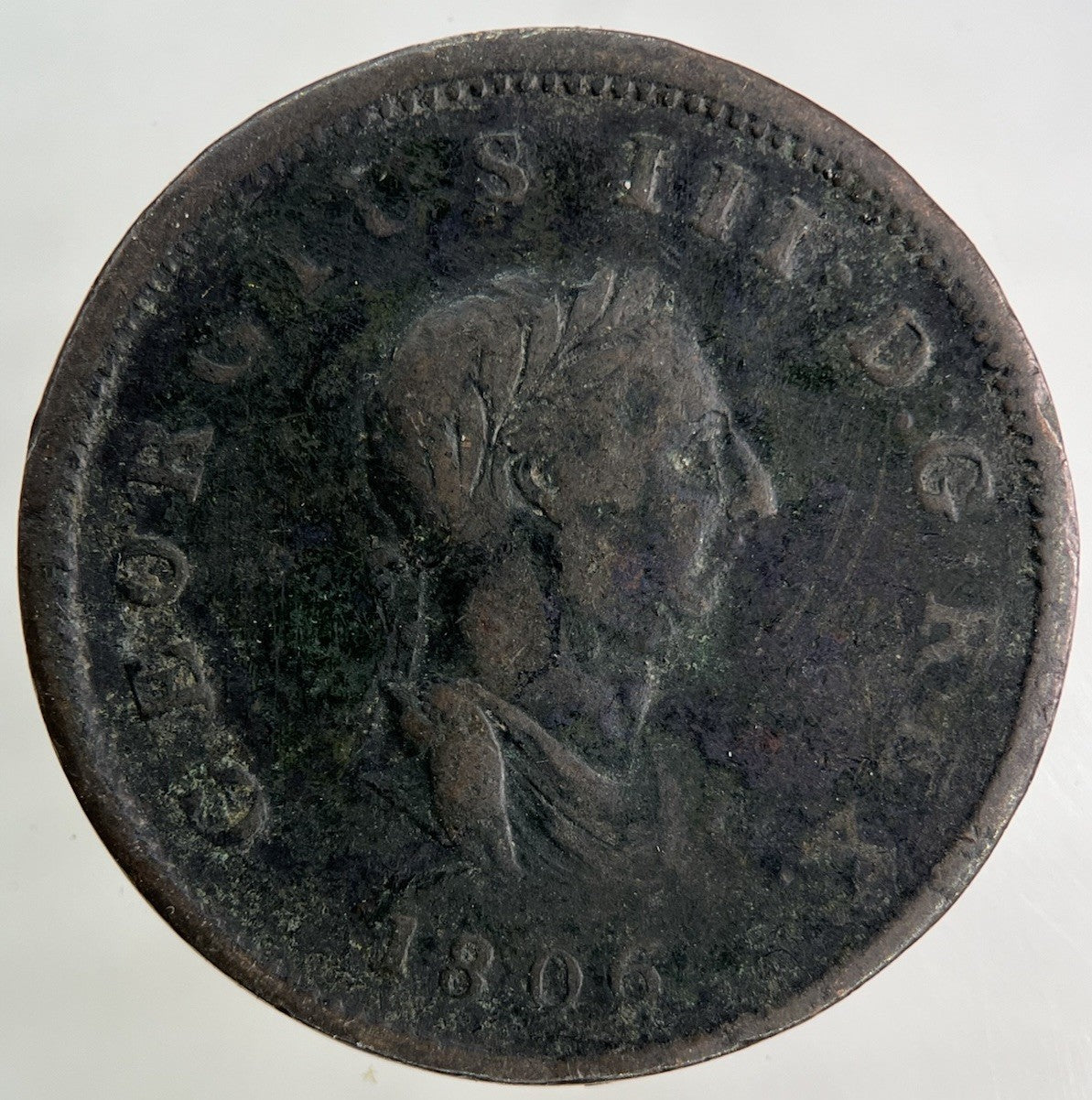 1806 George III 3rd Half - Penny Coin | Collectable Grade