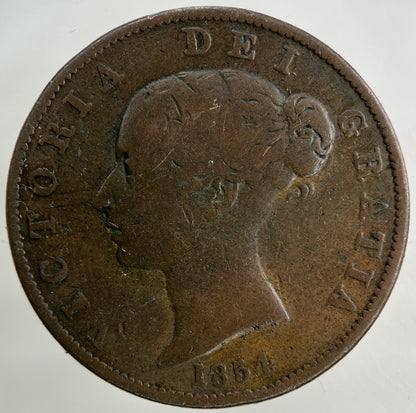 1854 Victoria Half - Penny Coin | Collectable Grade