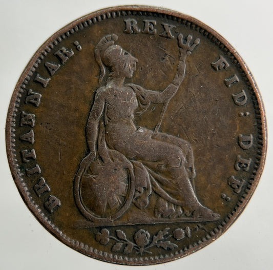 1836 William IV Farthing Coin | Collectable Grade