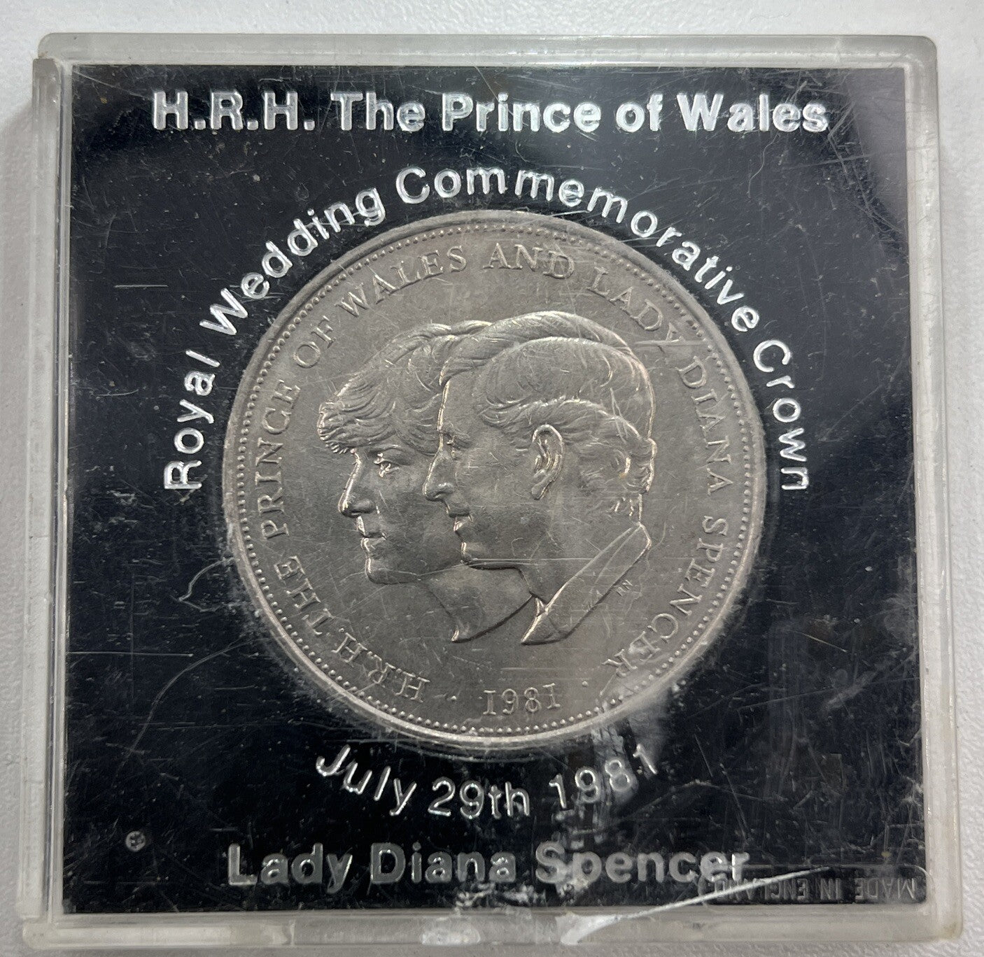 1981 Charles & Diana Crown British Coin In Case | Collectable Grade | a90331