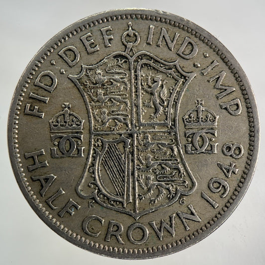 1948 George VI Half - Crown Coin | Fine Collectable Grade