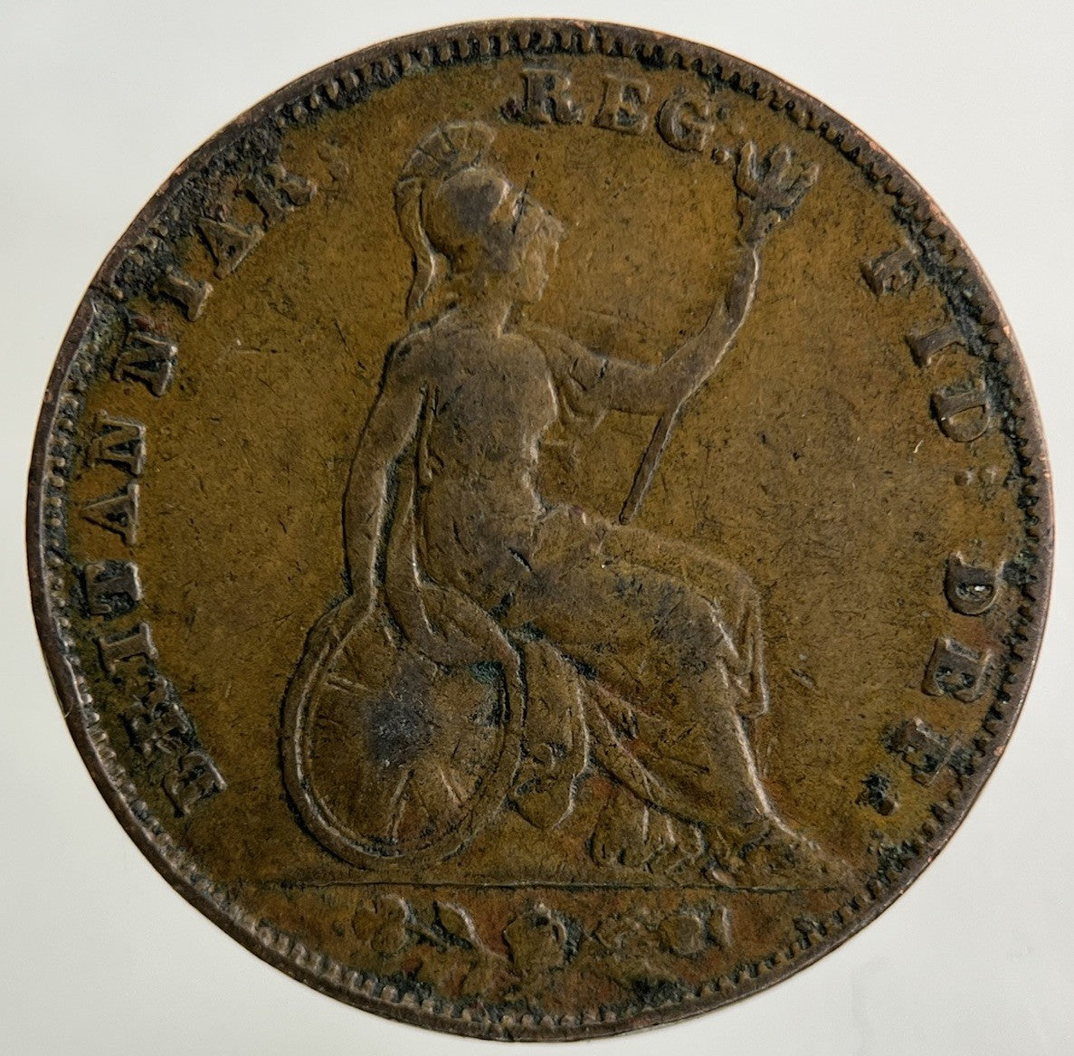 1858 Victoria Farthing Coin | Collectable Grade