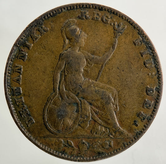 1858 Victoria Farthing Coin | Collectable Grade
