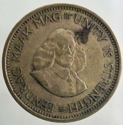 1961 South Africa 1/2 Half Cent Coin | Fine Collectable Grade