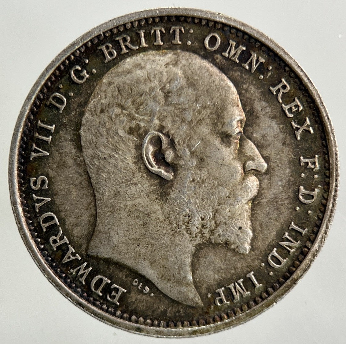 1906 Edward VII Maundy Four - Pence Silver Coin | Very High Grade