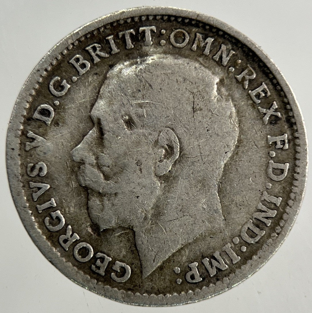 1914 George V Threepence Silver Coin | Collectable Grade
