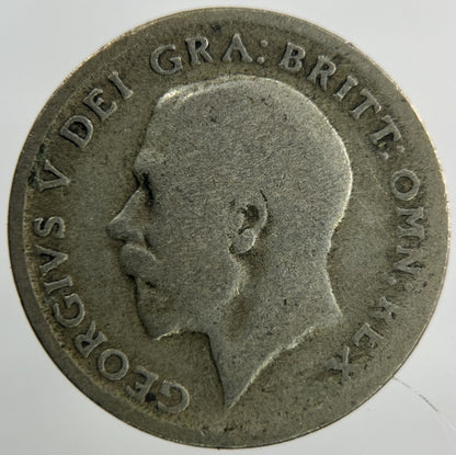 1924 George V Sixpence Silver Coin | Fair Grade