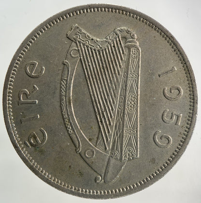1959 Irish Half - Crown Coin | Fine Collectable Grade