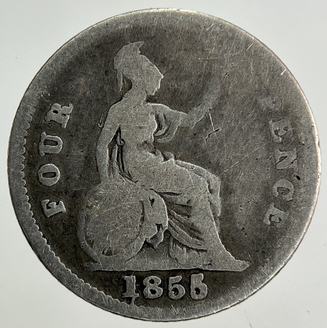 1855 Victoria Groat Four - Pence Silver Coin | Collectable Grade