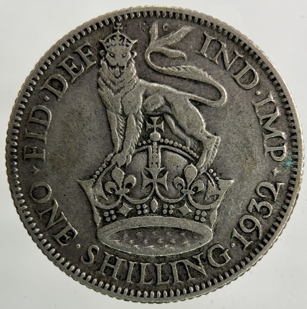 1932 George V Shilling Silver Coin | Collectable Grade