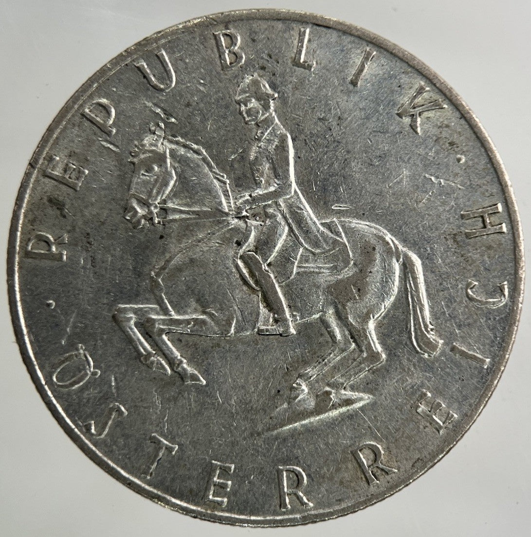 1960 Austria 5 Schilling Silver Coin | Fine Collectable Grade