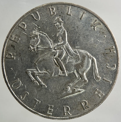 1960 Austria 5 Schilling Silver Coin | Fine Collectable Grade