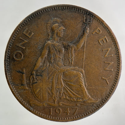 1947 George VI One Penny Coin | Fine Collectable Grade