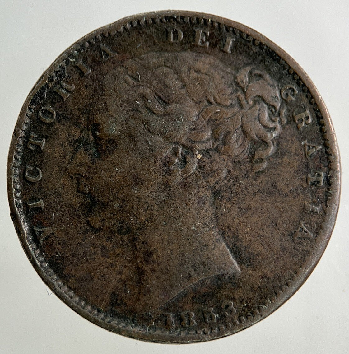 1853 Victoria Farthing Coin | Fine Collectable Grade