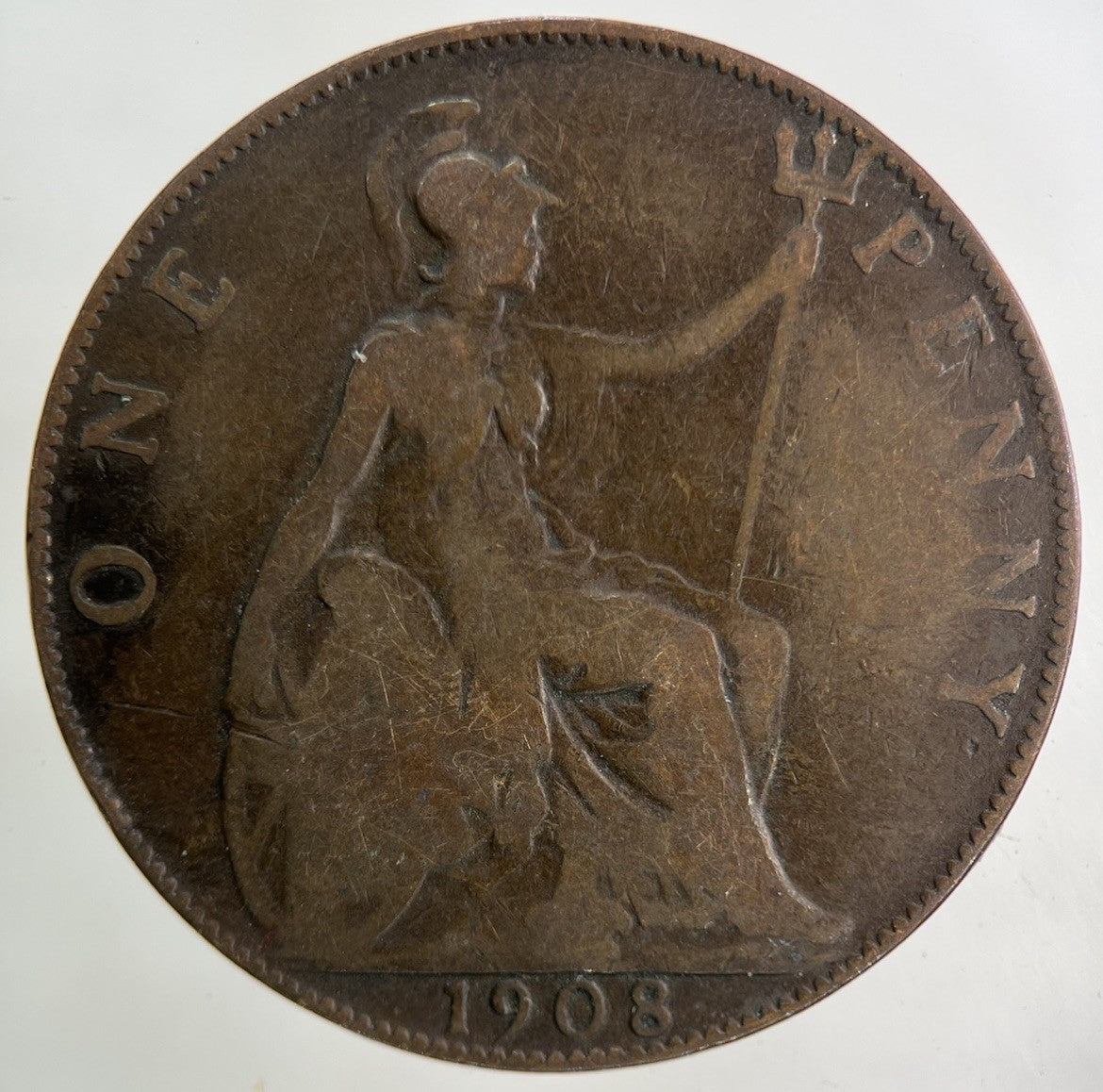 1908 Edward VII One Penny Coin | Collectable Grade