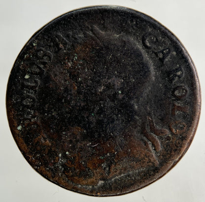 1672 Charles II 2nd Farthing Coin | Collectable Grade