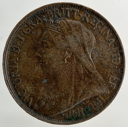 1895 Victoria Farthing Coin | Fine Collectable Grade