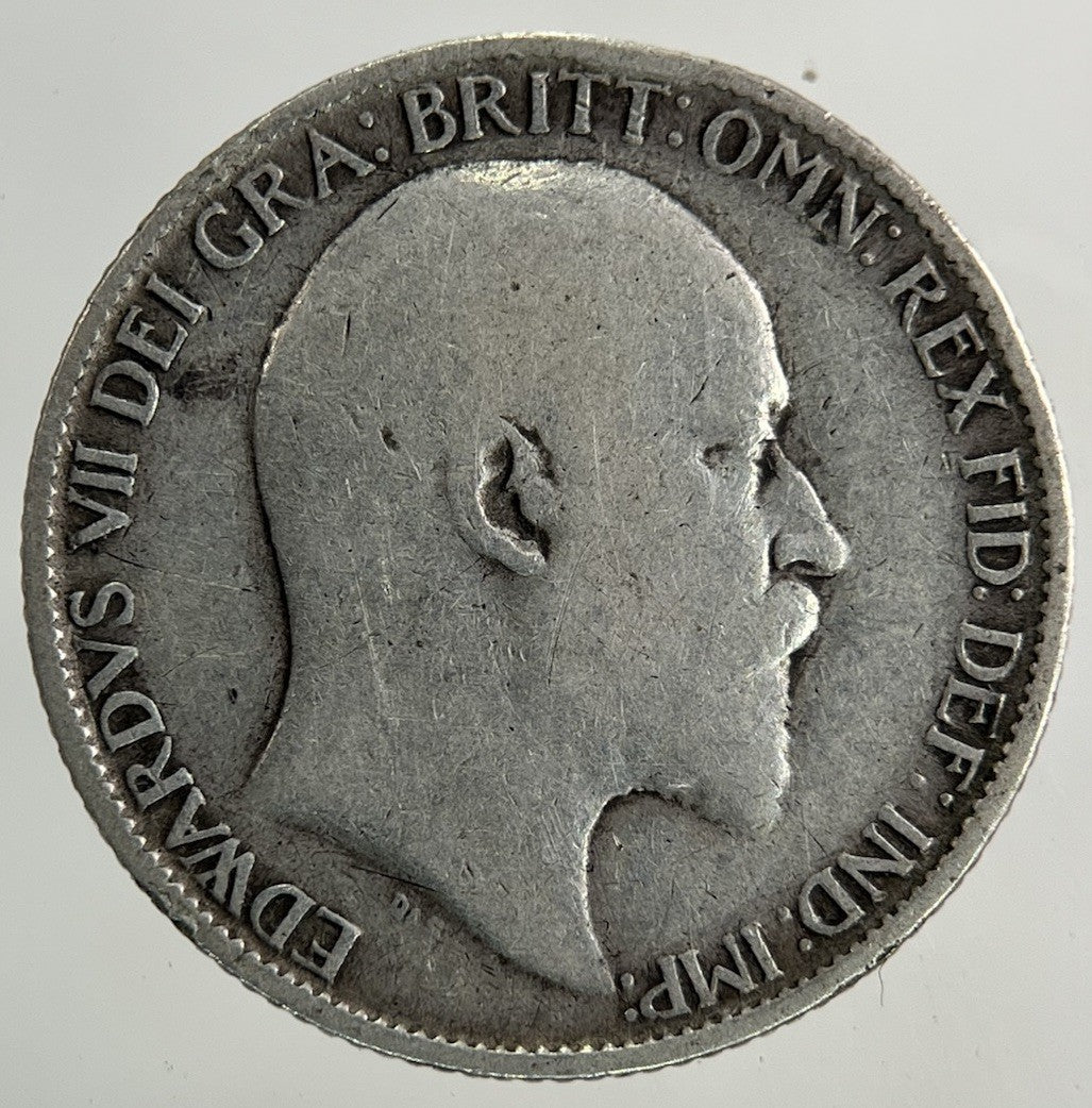 1910 Edward VII Sixpence Silver Coin | Collectable Grade