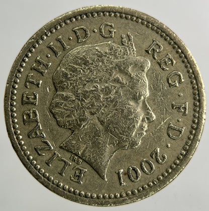 2001 Elizabeth II 2nd One Pound £1 Coin | Collectable Grade