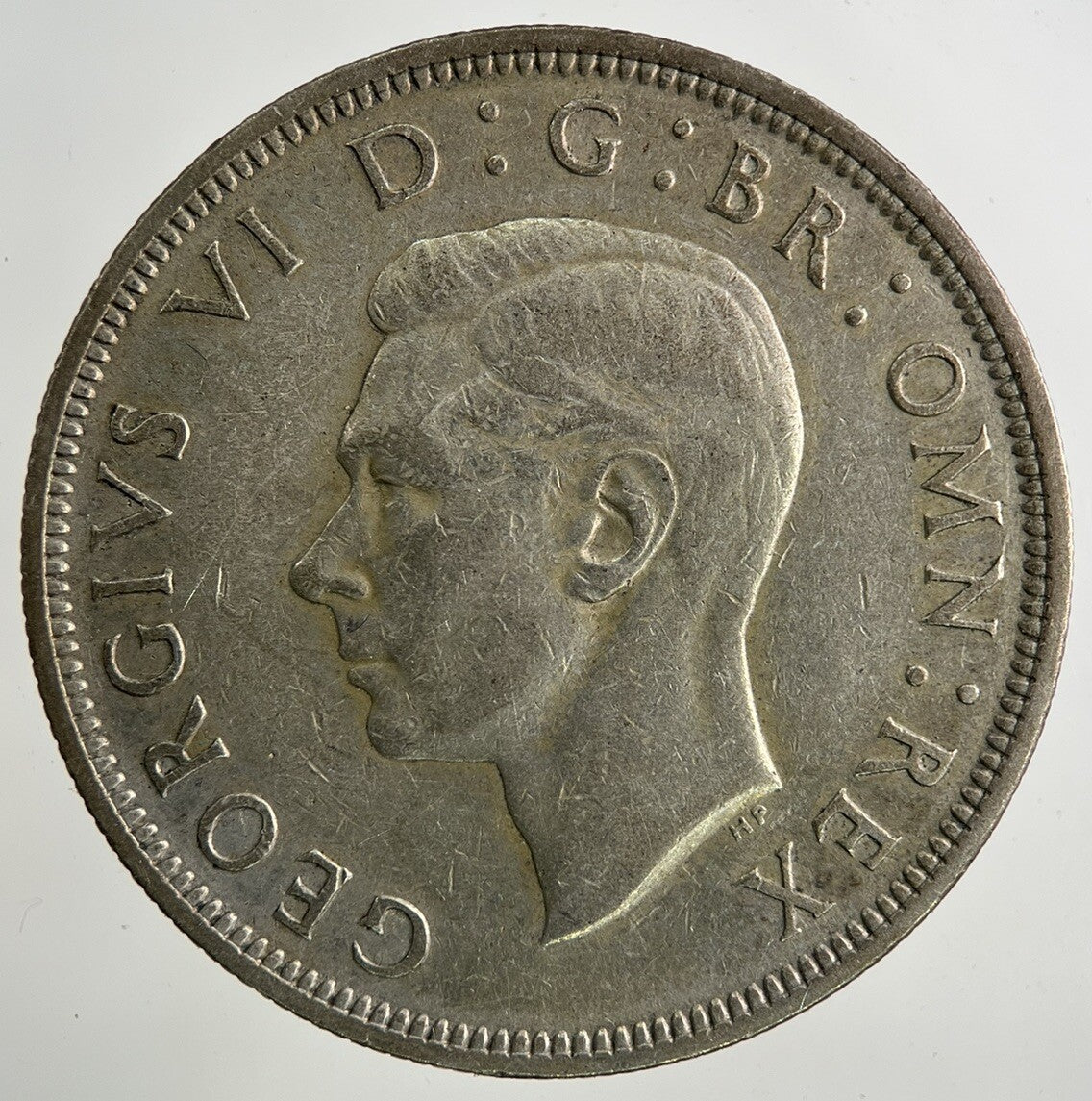 1946 George VI Half - Crown Silver Coin | Fine Collectable Grade