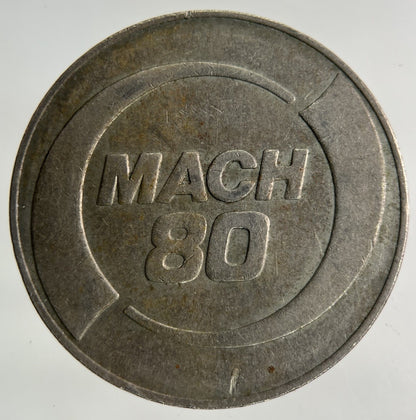 British Mach 80 Token Coin | Collectable Grade