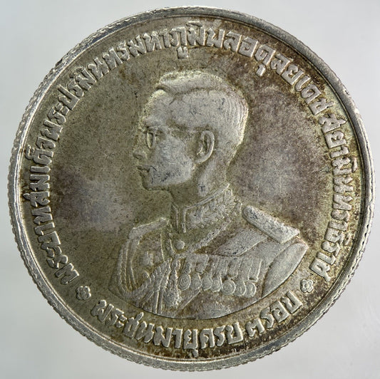 1963 Thailand Rama IX 20 Baht Silver Coin | Fine Collectable Grade