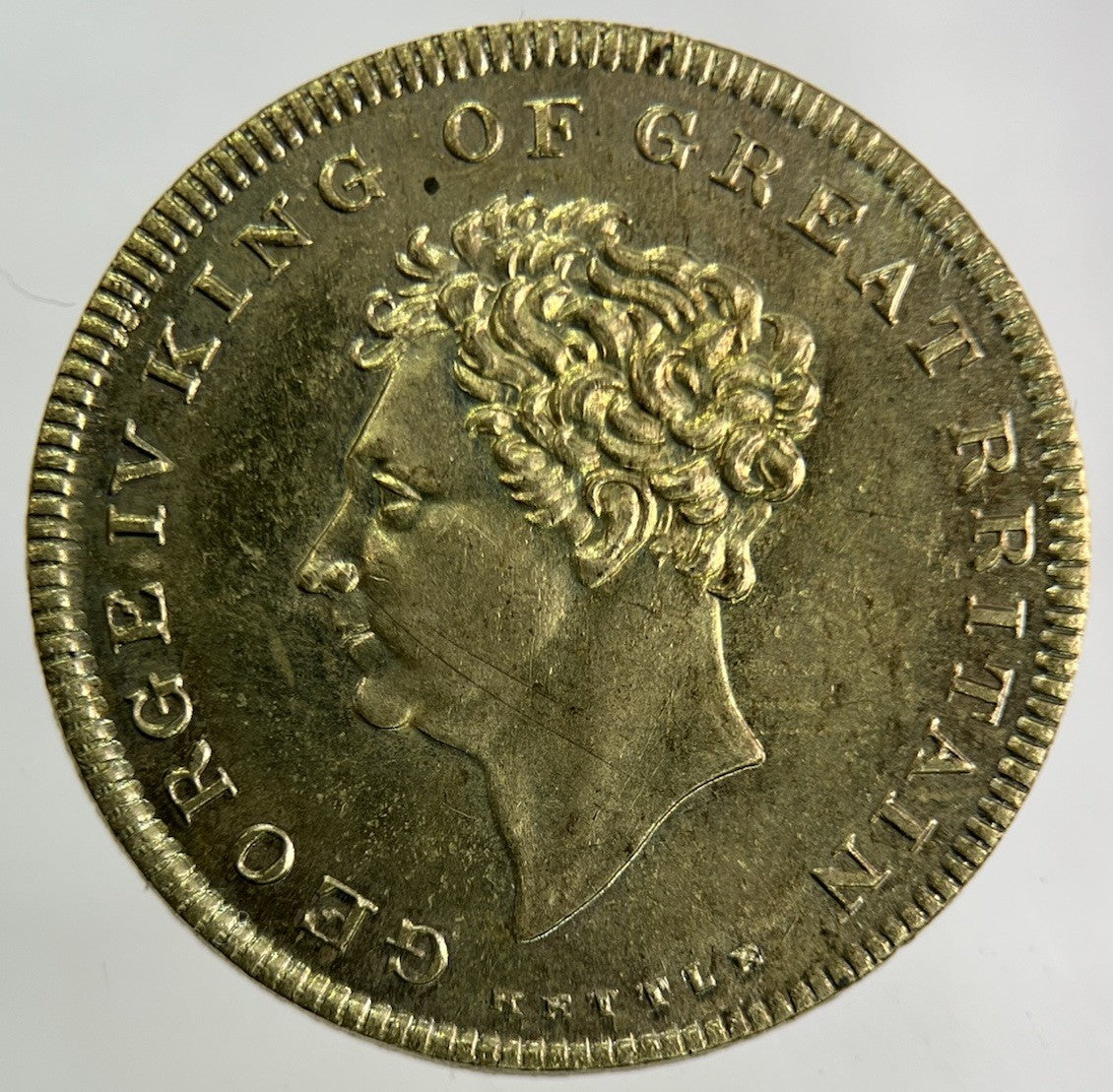 1830 Death Of George IV Commemorative Token Medal Coin | Very High Grade